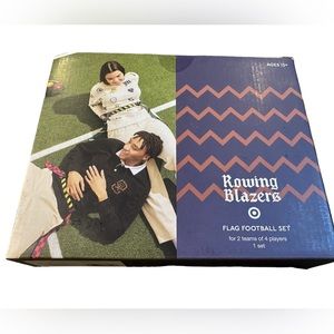 Rowing blazers flag football set, for‎ two teams of four players ages 13+ NEW